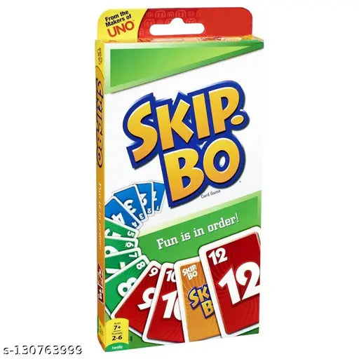 Skip Bo Card Game for kids,162 cards inside