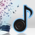Mini Portable Music Note Shape Speaker Subwoofer Colorful Musical Note LED Lighting Sound For Creatives Gift Computer Phone Sound Equipment Bluetooth speaker (Media Player) - Shopmania Wholesale