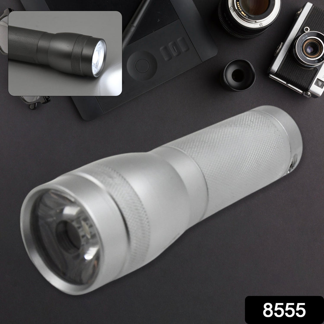 Portable Mini Torch / Flashlight LED Powerful High Lumens Pen Light Easy To Carry, Portable Pocket Compact Torch for Emergency 3 Battery operated (Battery not included / 1 pc) - Shopmania Wholesale
