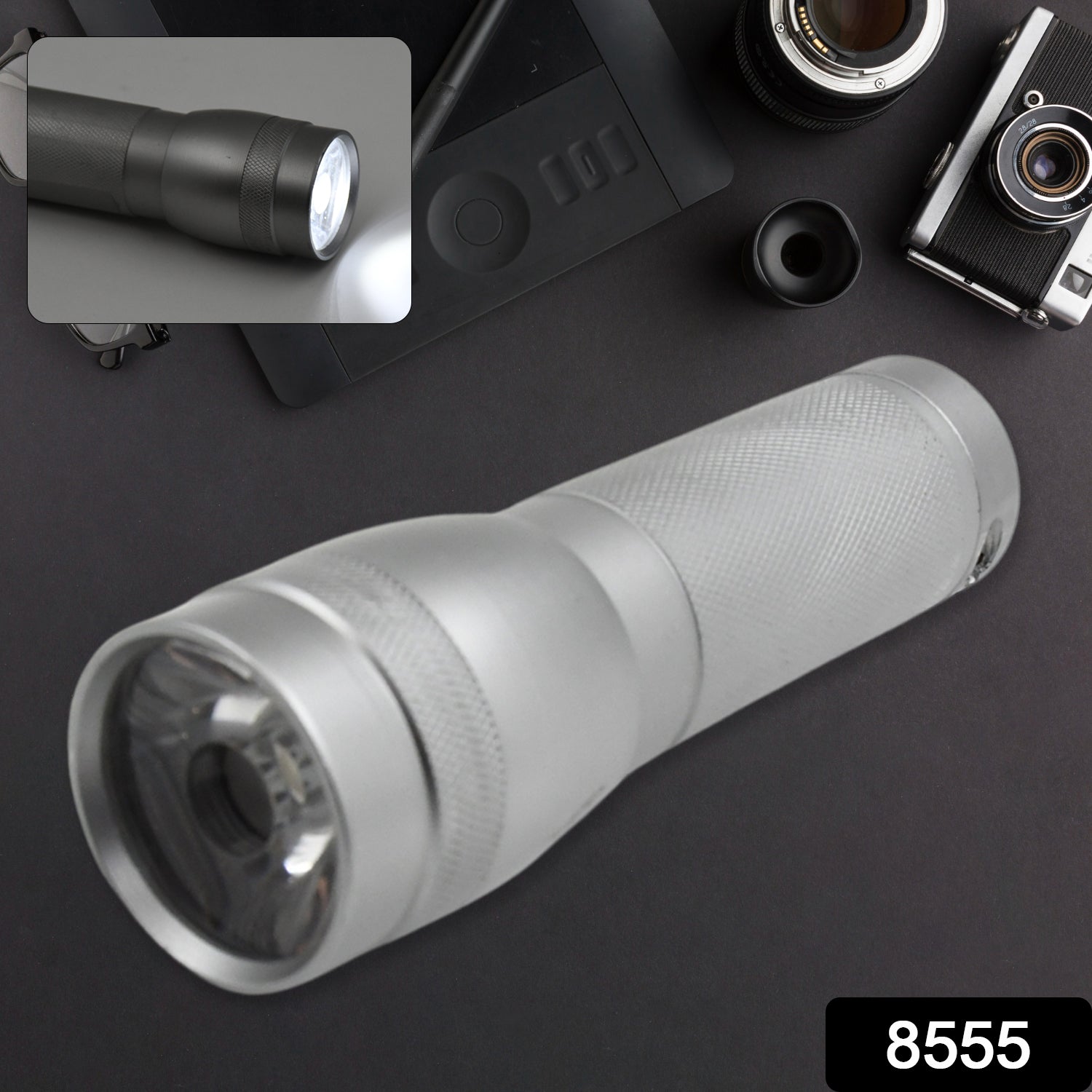 Portable Mini Torch / Flashlight LED Powerful High Lumens Pen Light Easy To Carry, Portable Pocket Compact Torch for Emergency 3 Battery operated (Battery not included / 1 pc) - Shopmania Wholesale