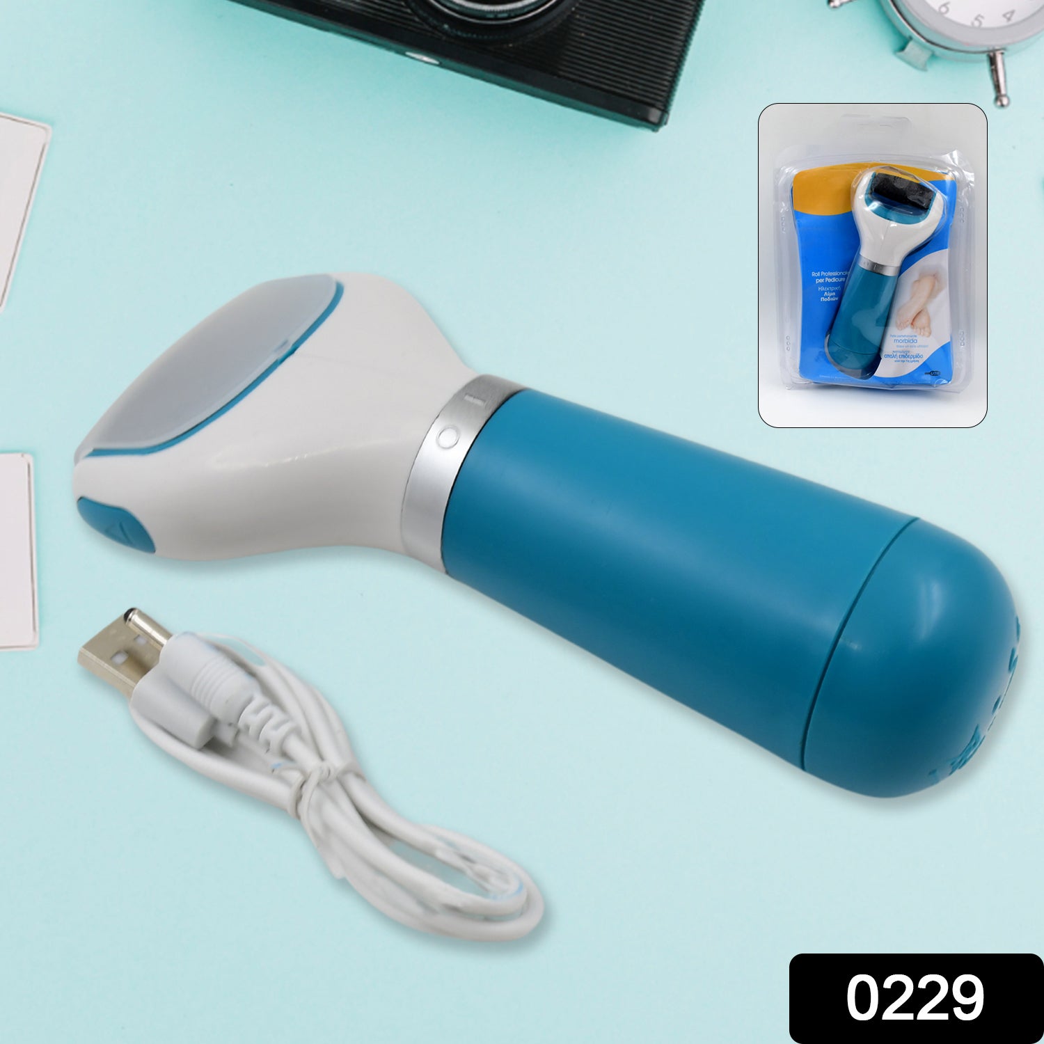 Electronic Dry Foot File, Callous Remover for Feet, Electric Foot with Roller Hard and Dead Skin- Regular Coarse, Baby smooth feet in minutes. For in home padicure foot care, Battery Powered & USB (Battery not included) - Shopmania Wholesale