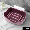 Plastic Soap Dish Holder for Bathroom Shower Wall Mounted Self Adhesive Soap Holder Saver Tray-Plastic Sponge Holder for Kitchen Storage Rack Soap Box, Bathroom (1 Pc) - Shopmania Wholesale