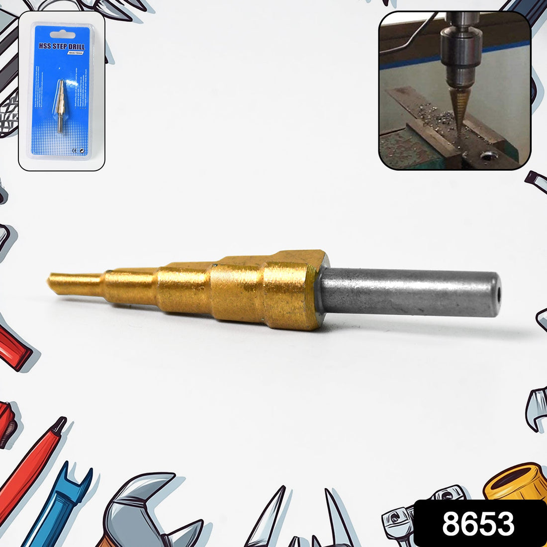 Multiple Hole Step Drill Bit