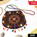 Handcrafted Cotton Embroidered Shoulder Bag / Purse for Girls & women (1 Pc / 9 Inch / Mix Desing) - Shopmania Wholesale