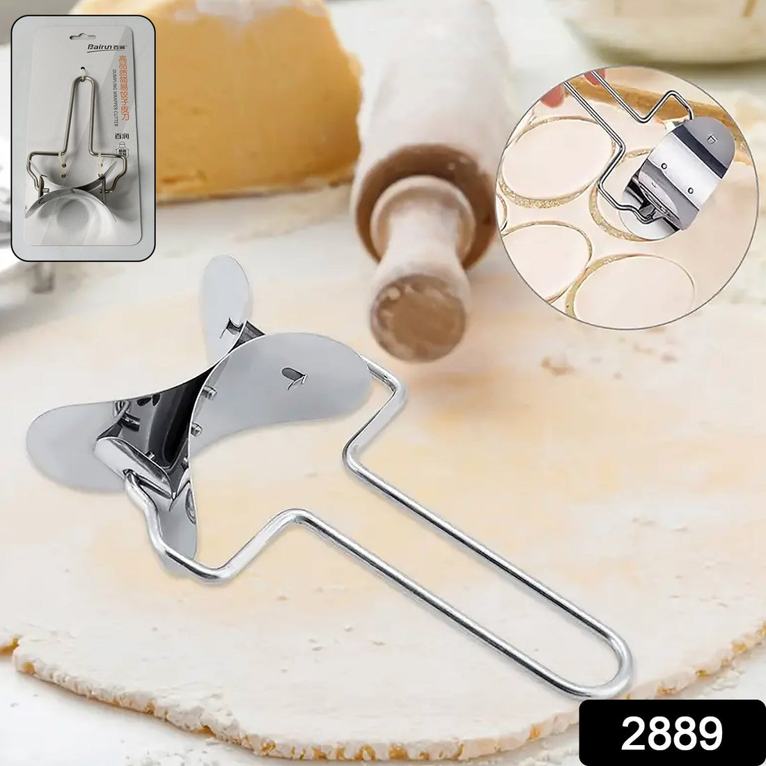 Puri Cutter Stainless Steel Roller Machine for Baking Tools - Shopmania Wholesale
