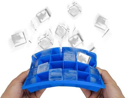 Silicone Ice Cube Trays 24 Cavity Per Ice Tray [Multicolour] your brand