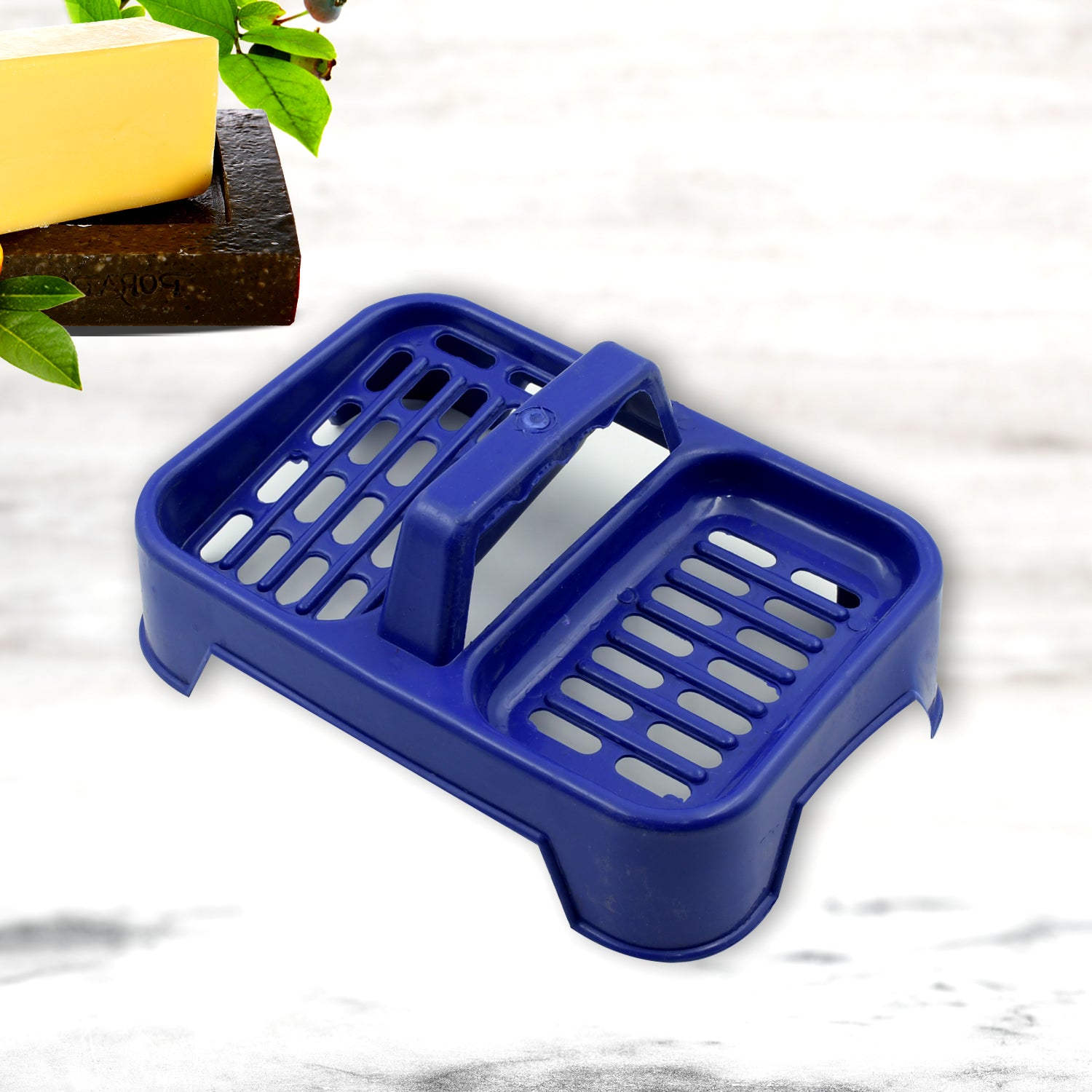 2in1 Plastic Soap Case / Soap Dish / Soap Stand, 2 Section Plastic Soap Case Soap Holder Soap Dish For Bathroom Kitchen Sink (1 Pc / Multicolor ) your brand